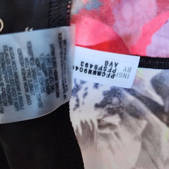 Calvin Klein Women's Multicolor Floral Elastic Waist Legging Medium - Picture 6 of 10